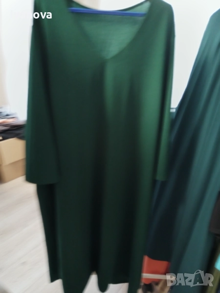 Дамска права рокля макси размер, снимка 1