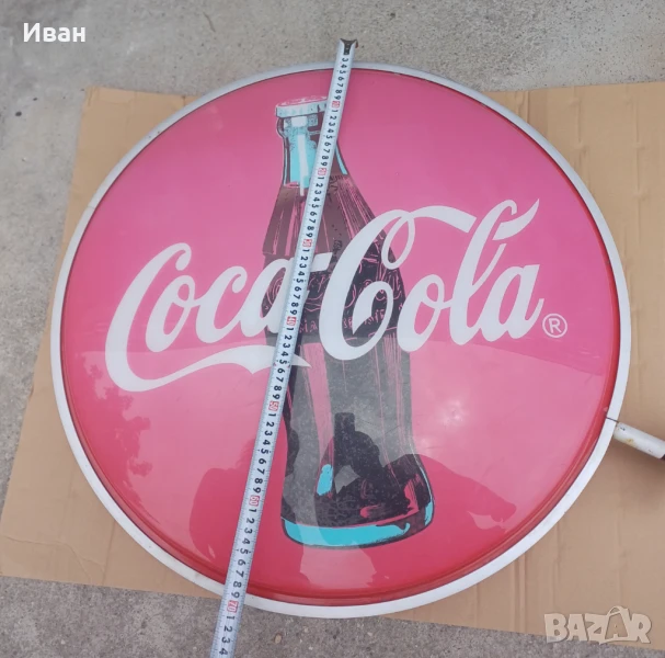 Koka Kola ретро двулицева табела, снимка 1