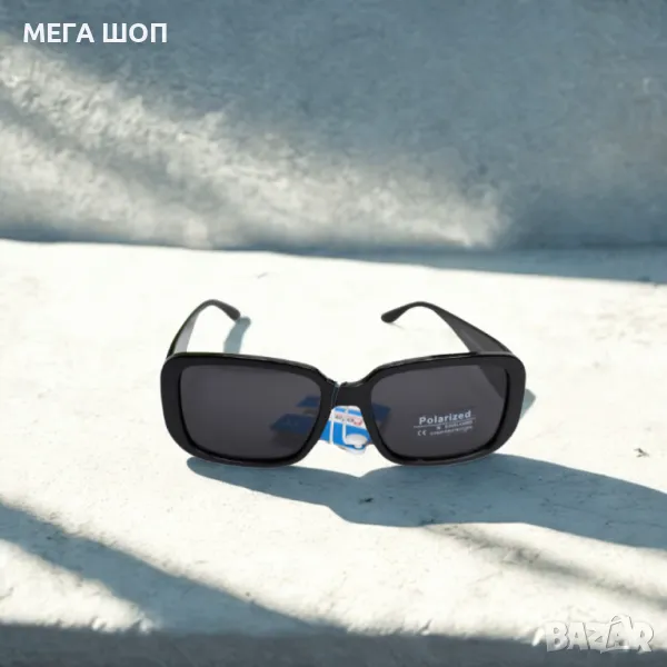 Слънчеви очила с масивен и модерен дизайн с правоъгълна форма, снимка 1
