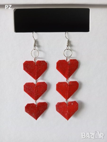 Обеци сърце, снимка 1