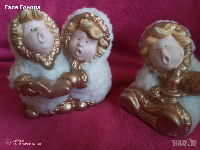 Керамични статуетки ангели, снимка 1