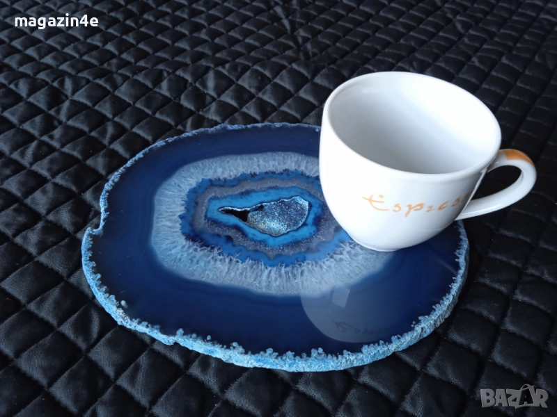 Голяма плочка от естествен ахат,скъпоценен камък за хармония и дълголетие,Родопи,Родопис,Фън шуй,, снимка 1