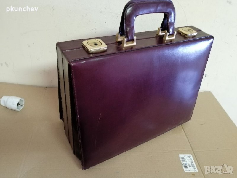Немска кожена чанта за документи , снимка 1