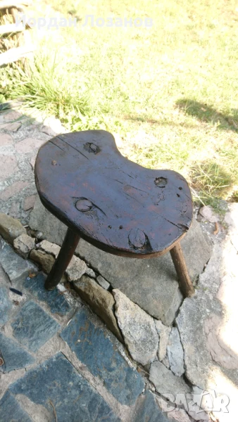 Дървено столче, снимка 1