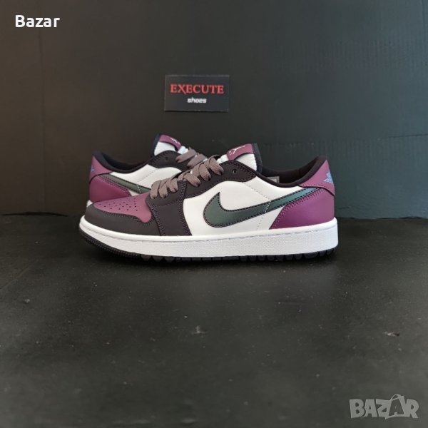 Nike Air Jordan 1 Low Purple Golf Hameleon Logo Нови Обувки Размер 39 Кецове Маратонки , снимка 1