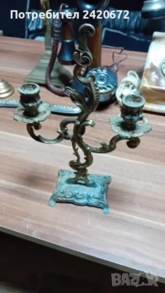 свещник  барок, снимка 1