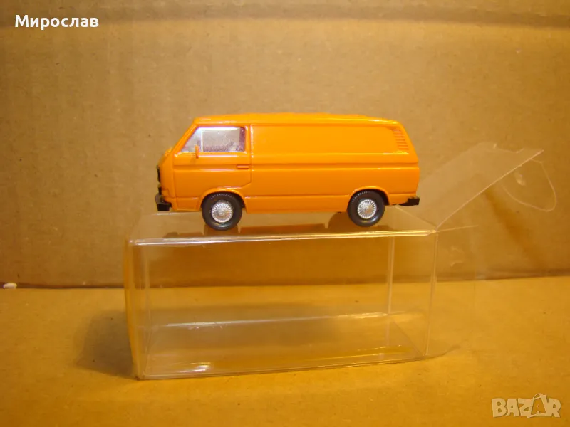 WIKING H0 1/87 VW TRANSPORTER МОДЕЛ ИГРАЧКА КОЛИЧКА БУС, снимка 1