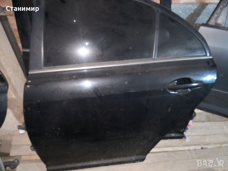 Врата Тойота АвенсисT25, задна лява, черна. , снимка 1