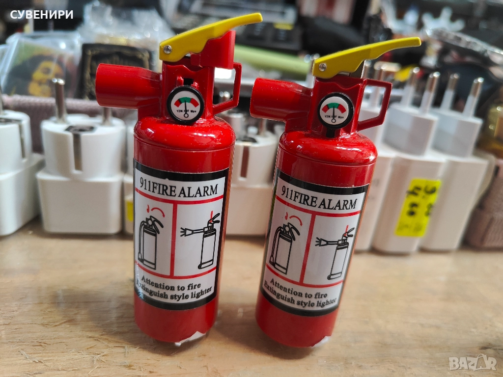 Запалка под формата на пожарогасител, снимка 1
