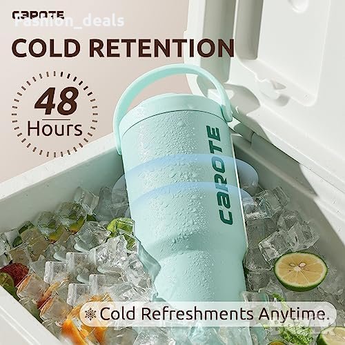 Нова Бутилка за вода CAROTE от неръждаема стомана с вакуумна изолация, снимка 1