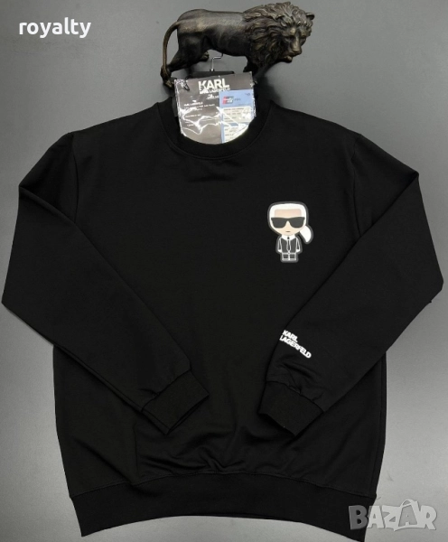 Karl Lagerfeld Черна Мъжка Блуза, снимка 1