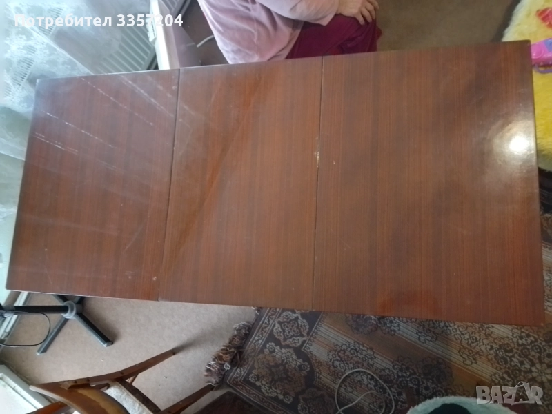 Маса сгъваема от епохата на тоталитаризма, снимка 1