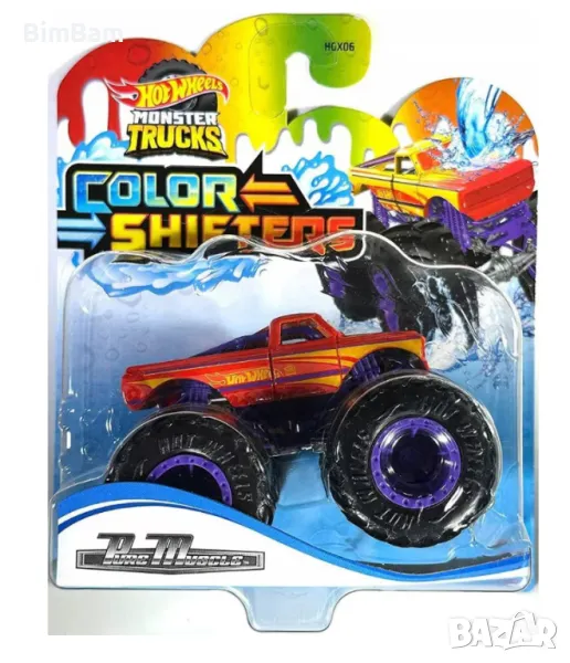 Количка Hot Wheels Monster Trucks Color Shifters - Pure Muscle, снимка 1