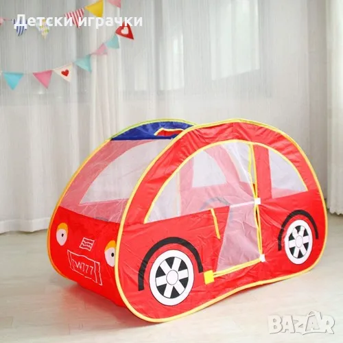 Детска палатка за игра Кола, 130 х 70 х 80см, снимка 1
