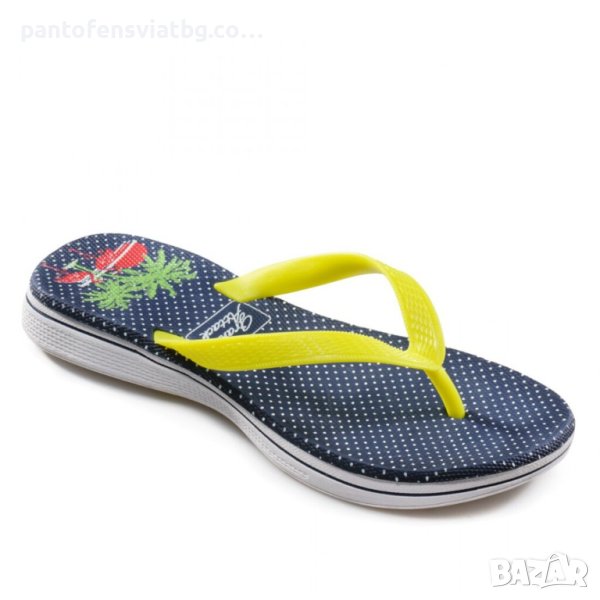 Дамски джапанки синьо 36/41, снимка 1