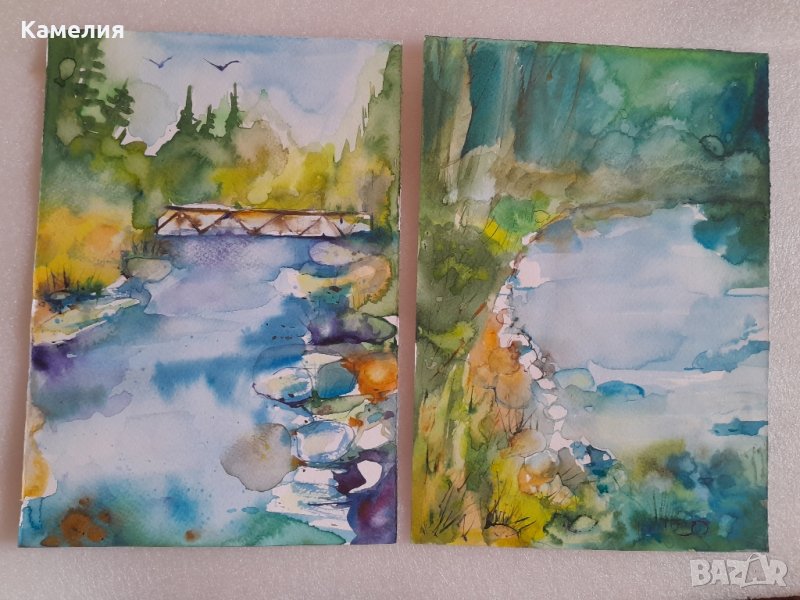 Картини: "На реката", снимка 1