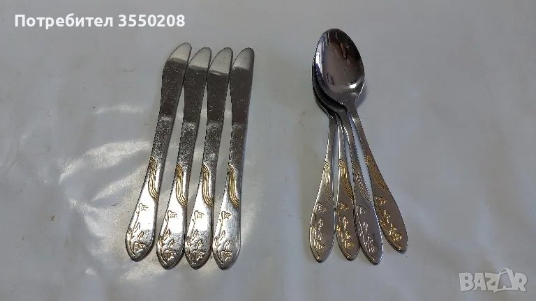 Ножове и лъжици, х 4 броя, снимка 1