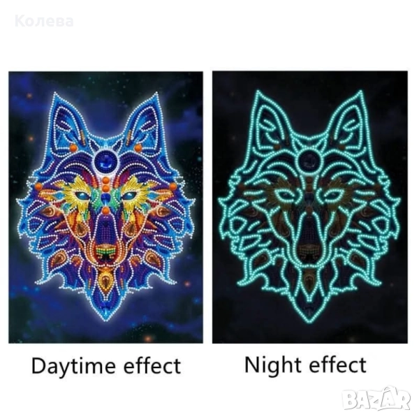 Светещ диамантен гоблен , снимка 1