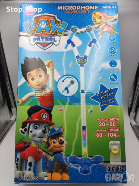 Paw patrol микрофон светещ, снимка 1