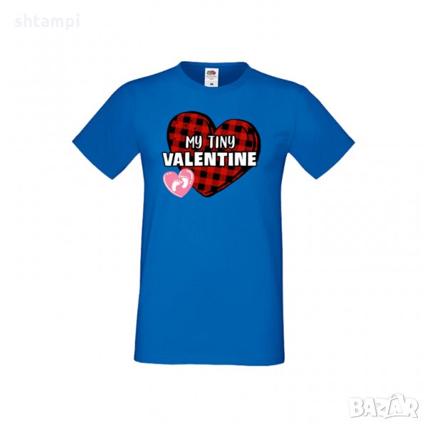 Мъжка тениска Свети Валентин My Tiny Valentine , снимка 1