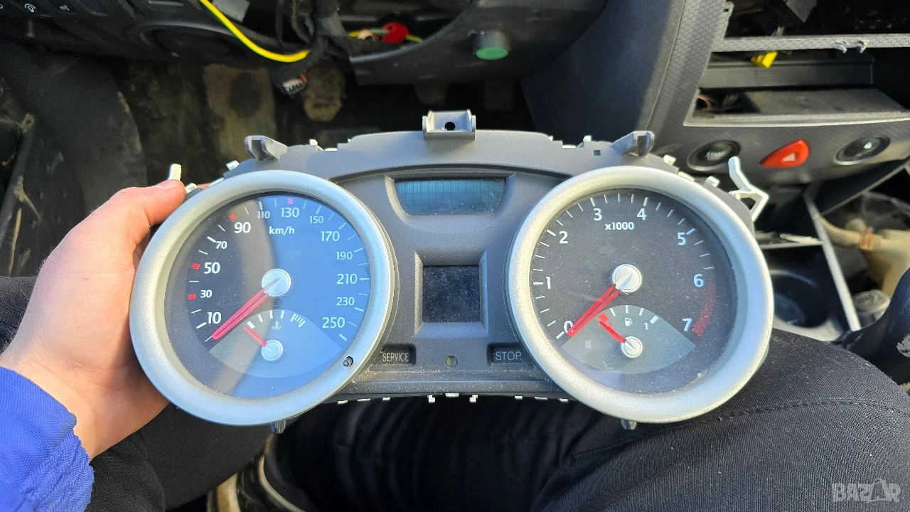 Километраж / Табло Renault Рено Megane Меган 1.6 16v 113 бензин, снимка 1