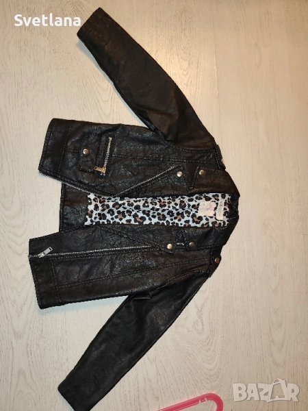 рокерско яке h&m еко кожа, снимка 1