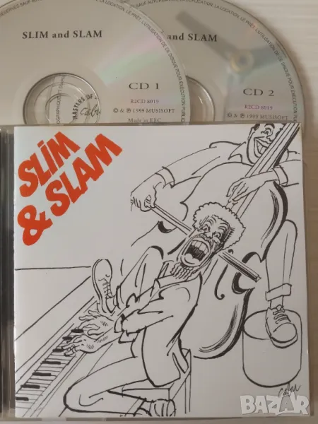 JAZZ - Slim & Slam ‎– Slim And Slam - CD1, CD 2 комплект от два оригинални диска, снимка 1
