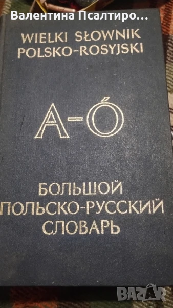 Польско-русский словарь, снимка 1