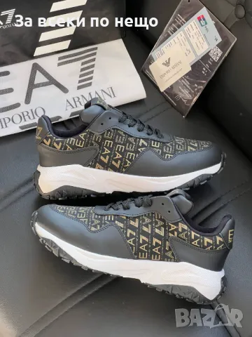 Emporio Armani Мъжки Маратонки👟Мъжки Спортни Обувки Емпорио Армани - Различни Цветове Код D1768, снимка 2 - Маратонки - 48955606