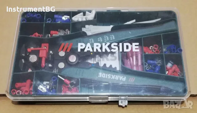 Комплект клещи за рязане, оголване, кримпване Parkside - 231 части / Парксайд /