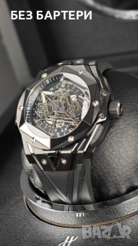 Hublot Sang Bleu II Chronograph Black Magic Ceramic Механичен часовник, снимка 3 - Мъжки - 51472076