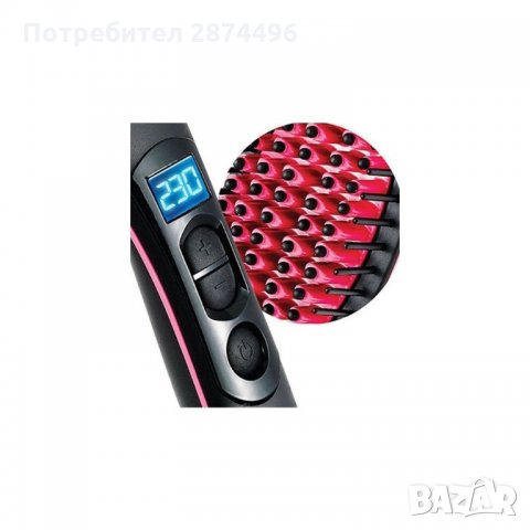 450 Керамична електрическа четка за изправяне на коса Straight Artifact, снимка 5 - Продукти за коса - 35785394