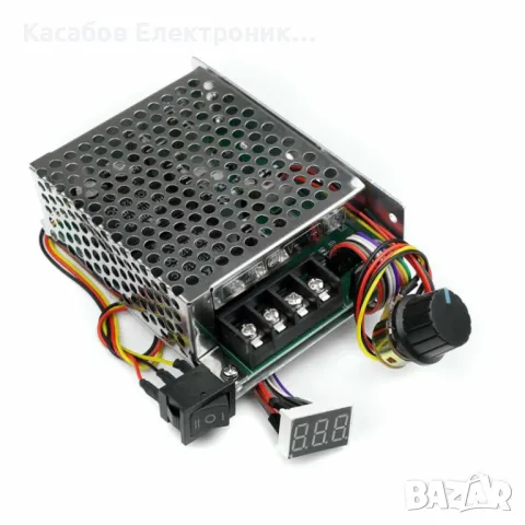 DC PWM Регулатор на напрежение, регулатор на оборотите и посоката за електромотор 10-50V 40A, прав т