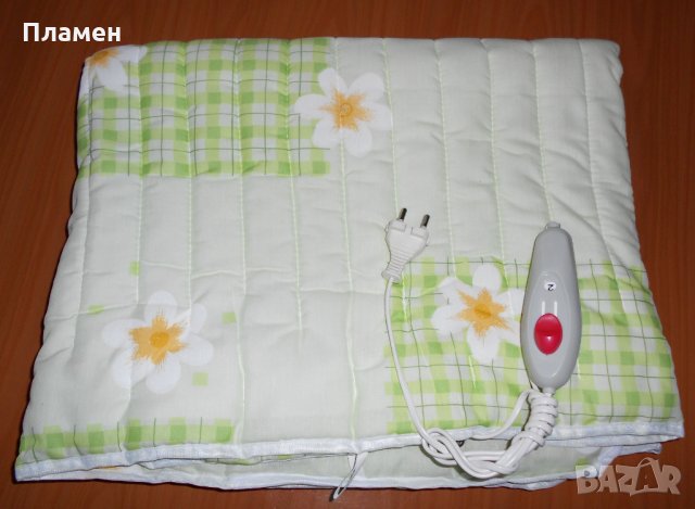 Електрическо нагревателно затоплящо одеало/одеяло, постелка, завивка с 2 степени 60W.  Ново !, снимка 4 - Други - 34653575
