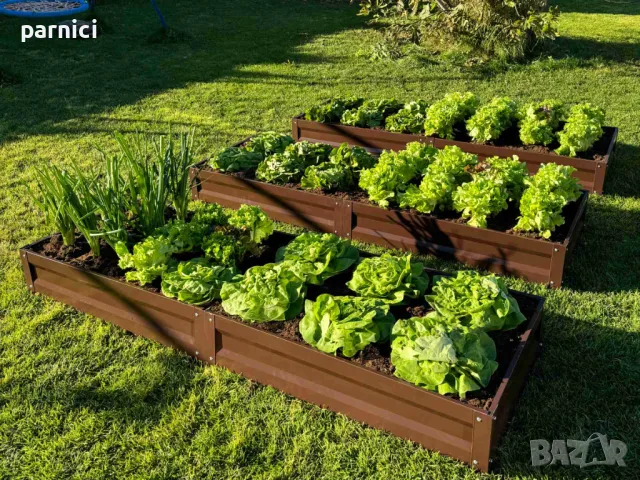 ПРОМОЦИЯ! Градинска леха Primaterra сив/кафяв/зелен цвят