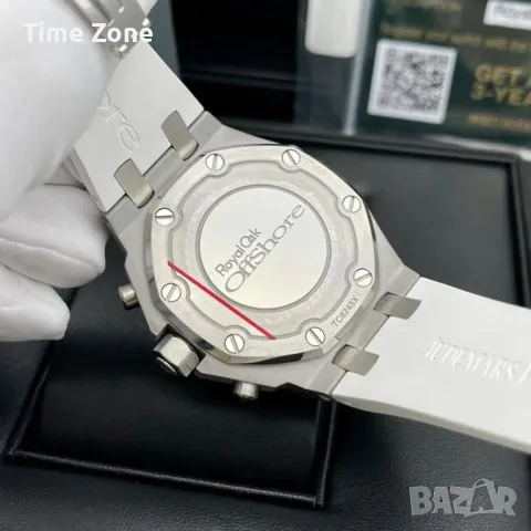 Audemars Piguet Royal Oak Offshore Chronograph 37mm White-Blue Diamond Дамски Различни Варианти, снимка 7 - Дамски - 48182710