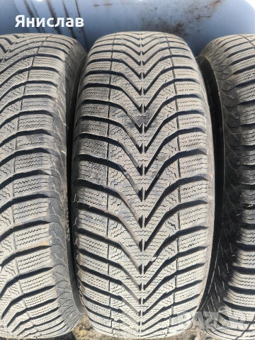 Джанти 5х114.3 R15 с зимни гуми и тасове, снимка 3 - Гуми и джанти - 53642983