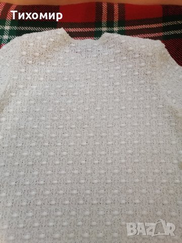 Дамска дантелена блуза с дълъг ръкав, снимка 4 - Блузи с дълъг ръкав и пуловери - 34850879