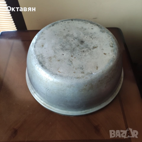 Алуминиев съд, тава, ретро, от соца, стара, снимка 3 - Антикварни и старинни предмети - 53332695