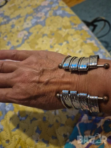 метална гръцка гривна, снимка 8 - Гривни - 51369687