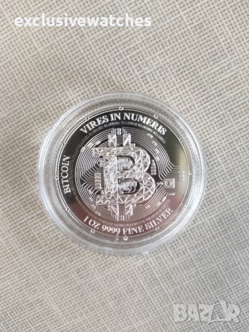 2023 1oz Niue $2 NZD биткойн сребърна монета BU , снимка 5 - Нумизматика и бонистика - 44717234
