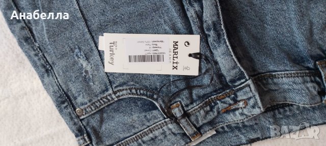 Къса дънкова пола, снимка 2 - Поли - 41484351