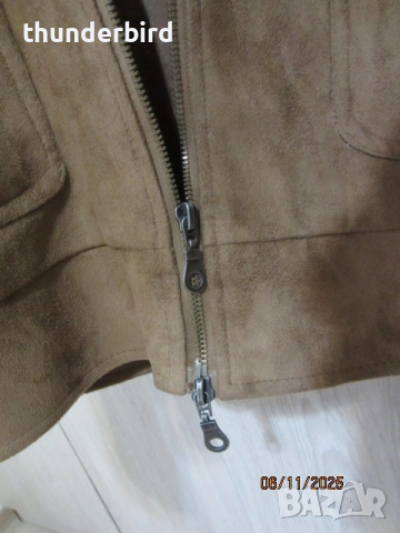 Велурено яке - L, снимка 4 - Якета - 52329253