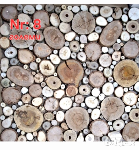 дървени шайби за облицовка на стени, снимка 3 - Декорация за дома - 51615568