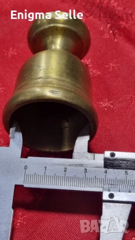 Старо месингово хаванче 262 грама , снимка 5 - Антикварни и старинни предмети - 52940396