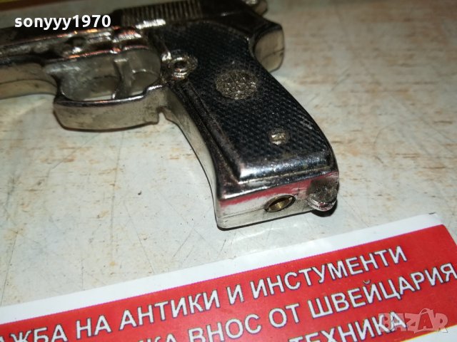 ПИЩОВ ЗАПАЛКА-МЕТАЛ 0810211835, снимка 6 - Антикварни и старинни предмети - 34396910