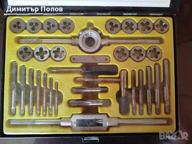 Комплект за нарязване на резби 