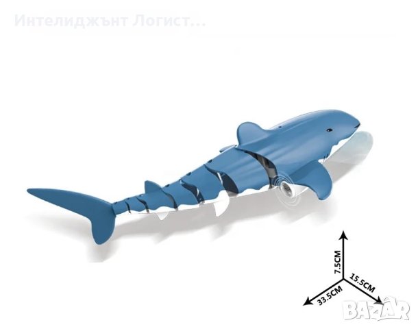 Акула синя, снимка 2 - Електрически играчки - 41401470