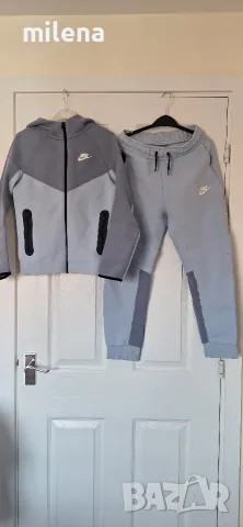 Nike tech fleece нов оригинален екип 137-147 горнище, 147-158 долнище