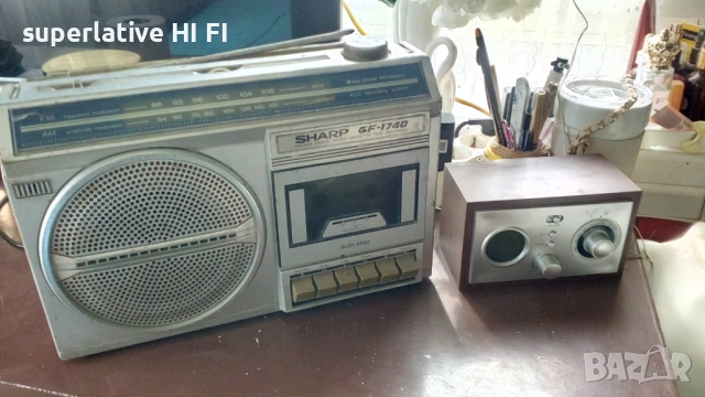 радиокасетофон sharp касетофон шарп, снимка 2 - Радиокасетофони, транзистори - 53639601